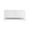 James Martin Vanities Breckenridge 72in Double Vanity, Bright White w/ 3 CM White Zeus Top 330-V72-BW-3WZ - alternate 2